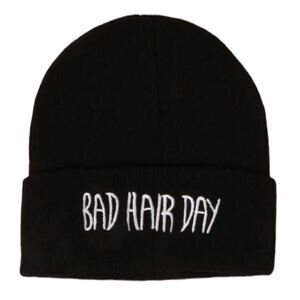 Bad Hair Day Embroidered Beanie